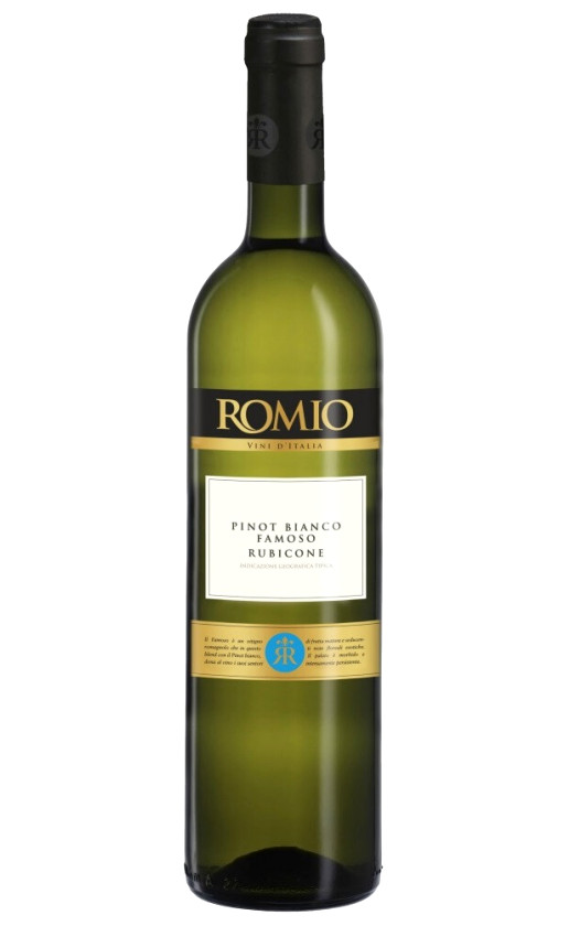 Вино Romio Pinot Bianco Famoso Rubicone 2018