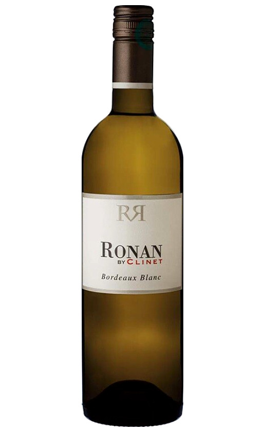 Wine Ronan By Clinet Blanc Bordeaux 2018