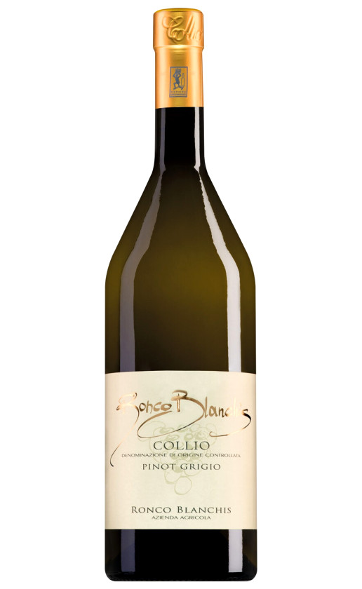 Вино Ronco Blanchis Pinot Grigio Collio 2020