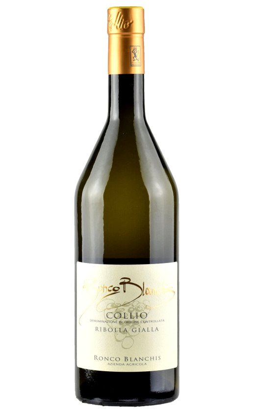 Wine Ronco Blanchis Ribolla Gialla Collio 2018