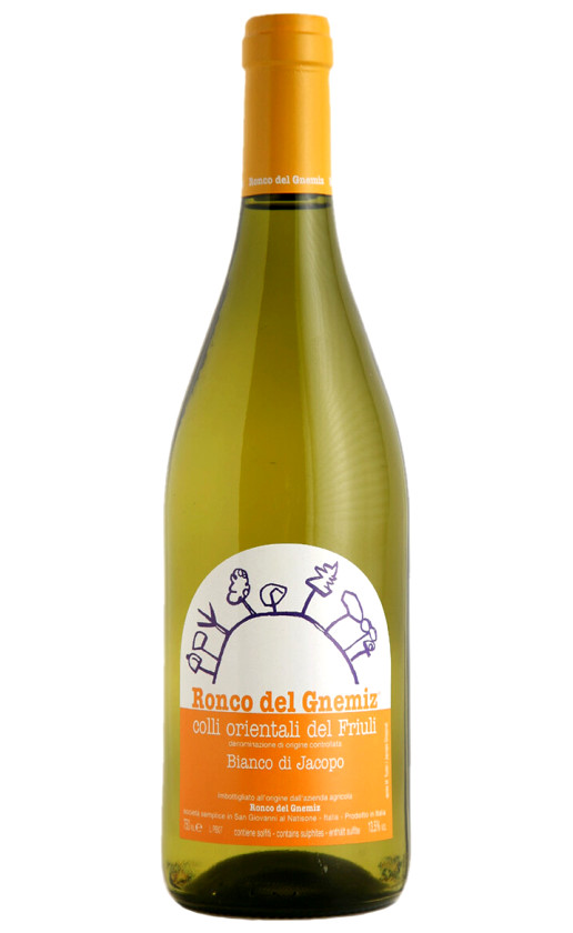 Wine Ronco Del Gnemiz Bianco Di Jacopo Colli Orientali Del Friuli 2011