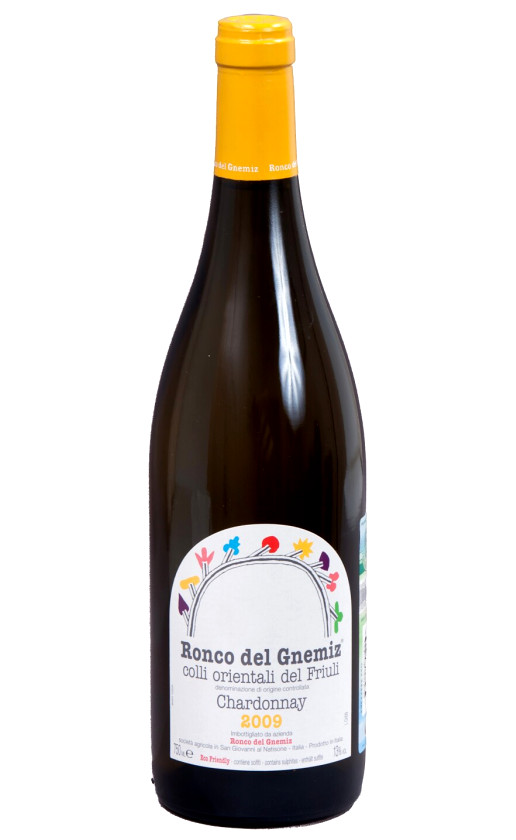 Wine Ronco Del Gnemiz Chardonnay 2009