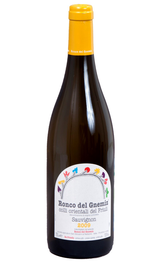Вино Ronco Del Gnemiz Sauvignon 2009