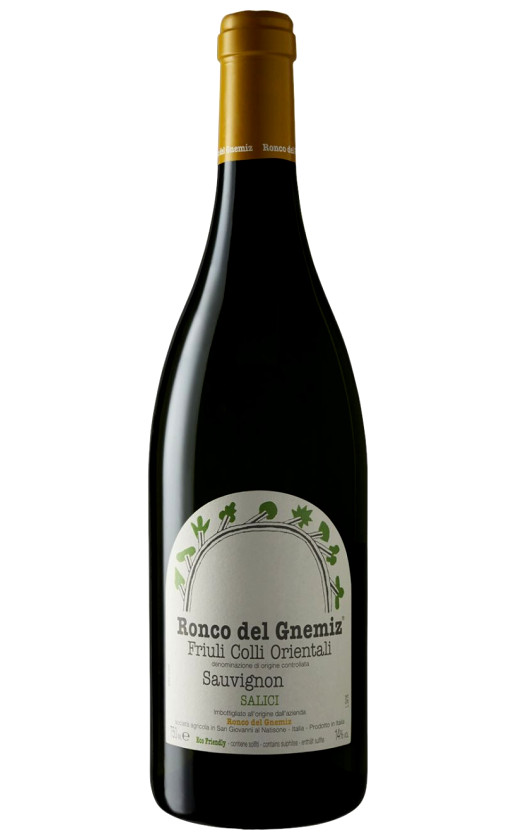 Вино Ronco Del Gnemiz Sauvignon Salici Colli Orientali del Friuli 2018
