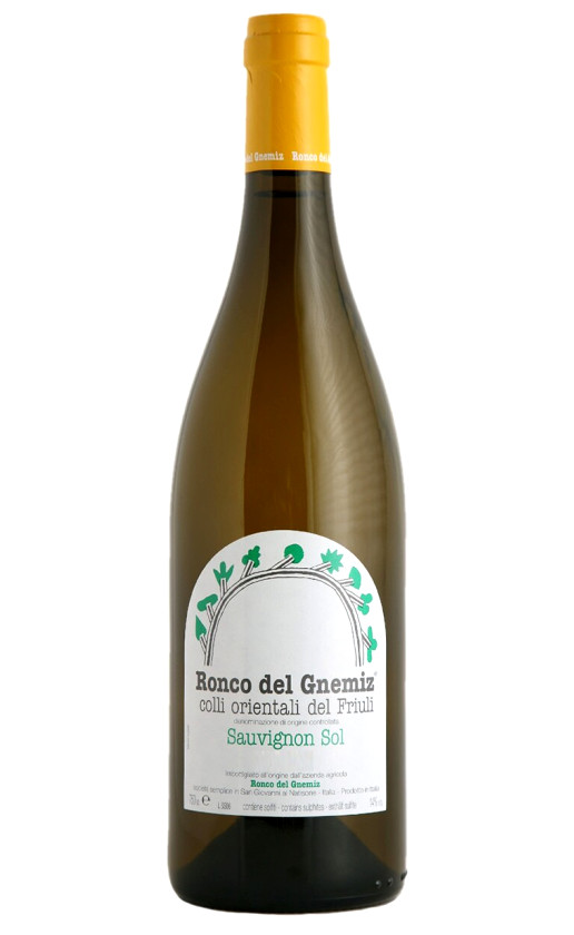 Вино Ronco Del Gnemiz Sauvignon Sol 2011