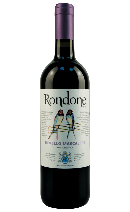 Wine Rondone Nerello Mascalese Terre Siciliane 2020