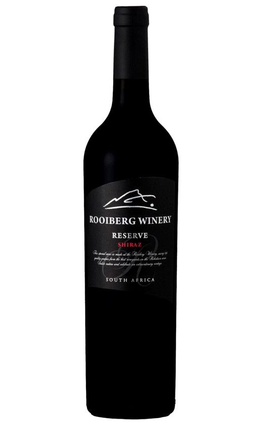 Rooiberg Winery Shiraz Reserve 2018