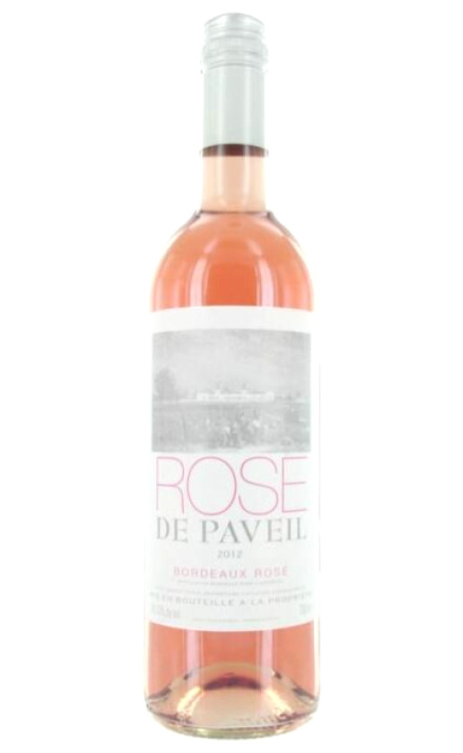 Wine Rose De Paveil Bordeaux 2012