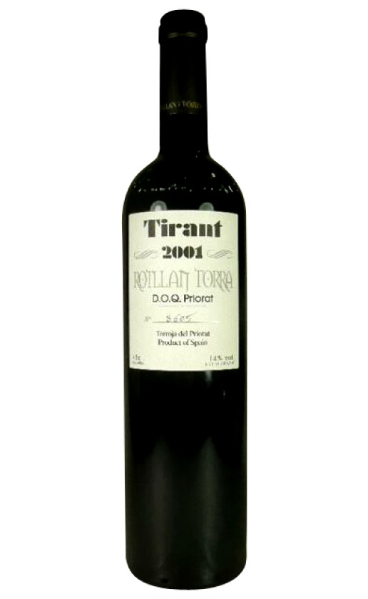 Wine Rotllan Torra Tirant Priorat 2001