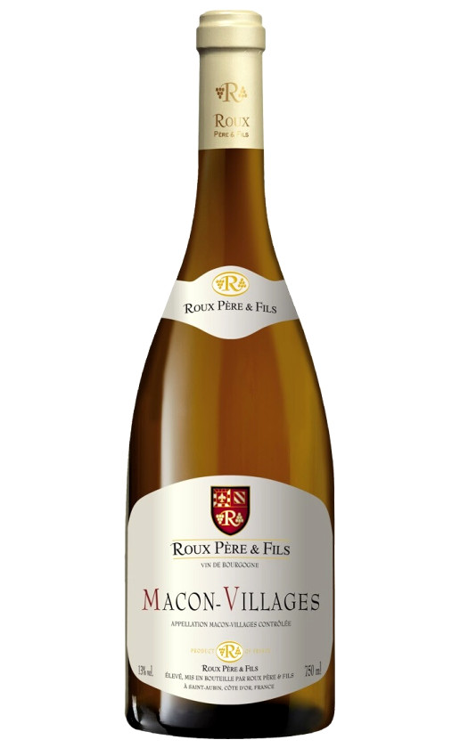 Wine Roux Pere Et Fils Macon Villages 2018