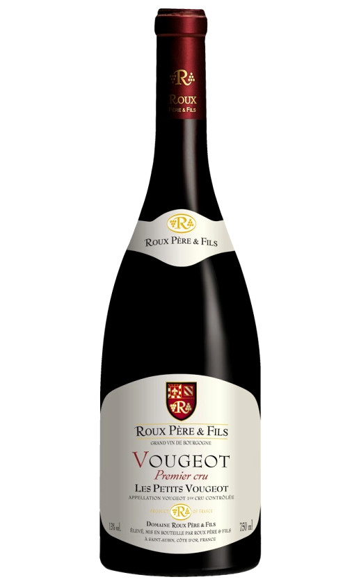 Wine Roux Pere Et Fils Vougeot Premier Cru Les Petits Vougeots 2017