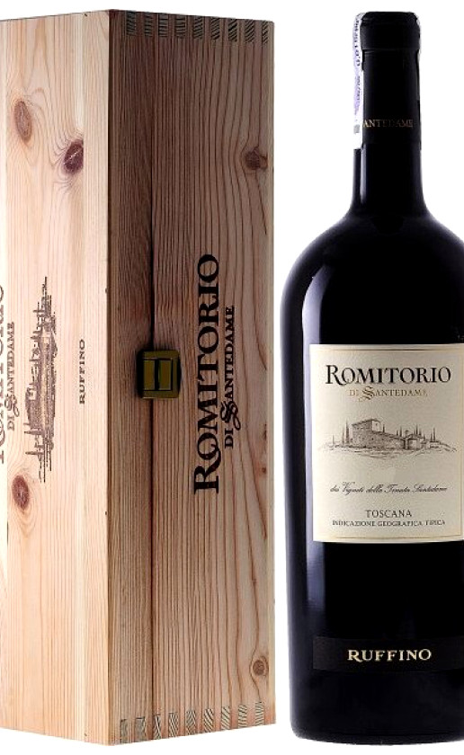 Wine Ruffino Romitorio Di Santedame Toscana 2007 Wooden Box