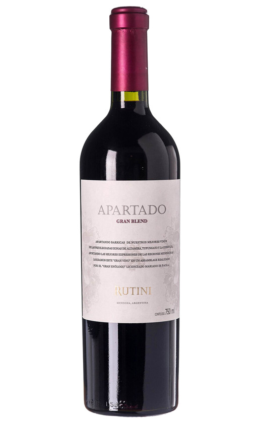 Вино Rutini Apartado Gran Blend 2013