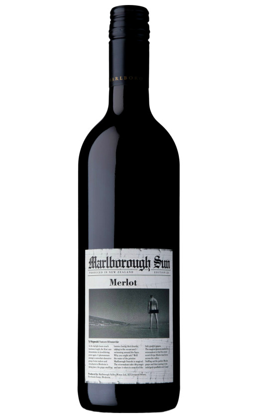 Wine Saint Clair Marlborough Sun Merlot