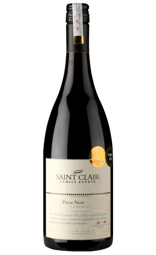 Wine Saint Clair Omaka Reserve Pinot Noir 2014