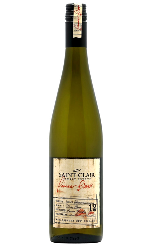 Wine Saint Clair Pioneer Block 12 Lone Gum Gewurztraminer 2016