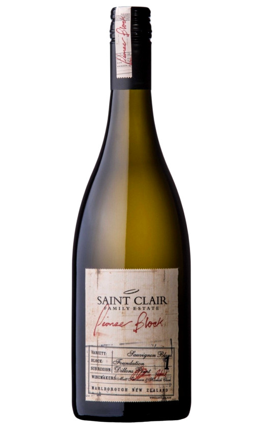Вино Saint Clair Pioneer Block 1 Foundation Sauvignon Blanc 2019