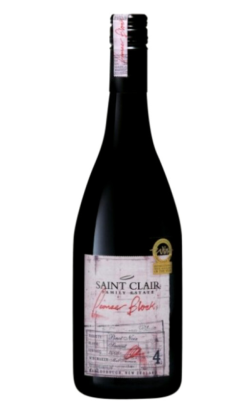Saint Clair Pioneer Block 4 Sawcut Pinot Noir 2008