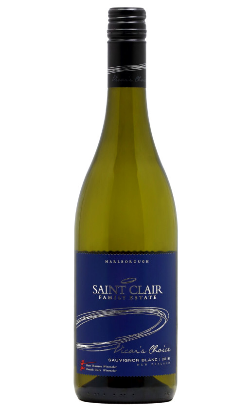 Wine Saint Clair Vicars Choice Sauvignon Blanc 2016