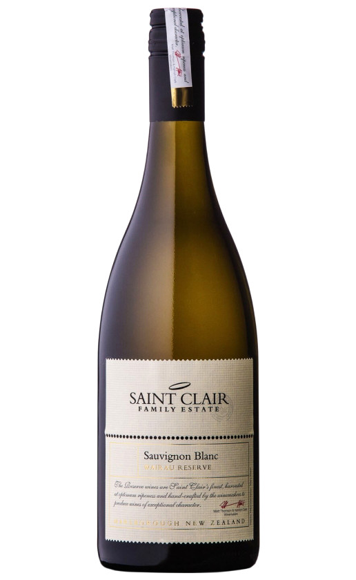 Wine Saint Clair Wairau Reserve Sauvignon Blanc 2019