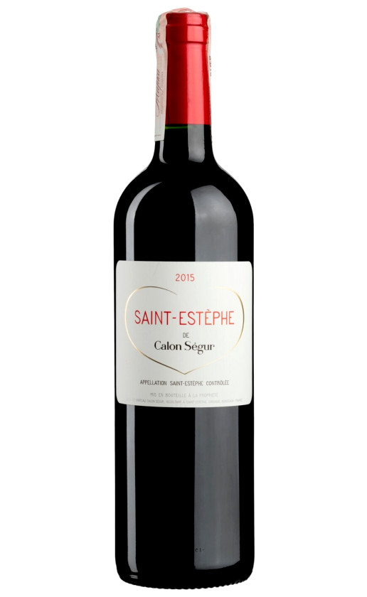 Wine Saint Estephe De Calon Segur Saint Estephe 2015