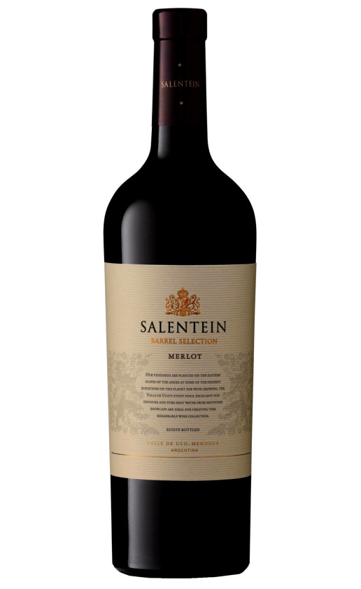 Wine Salentein Barrel Selection Merlot