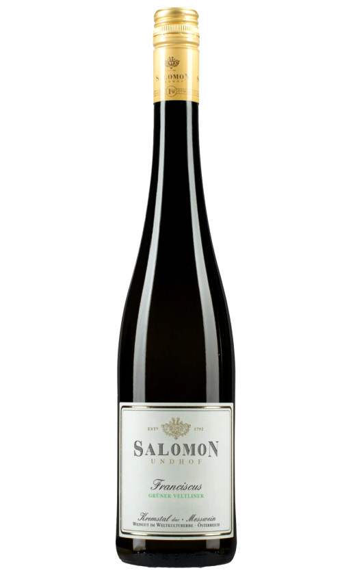 Wine Salomon Franciscus Gruner Veltliner Kremstal Dac 2019