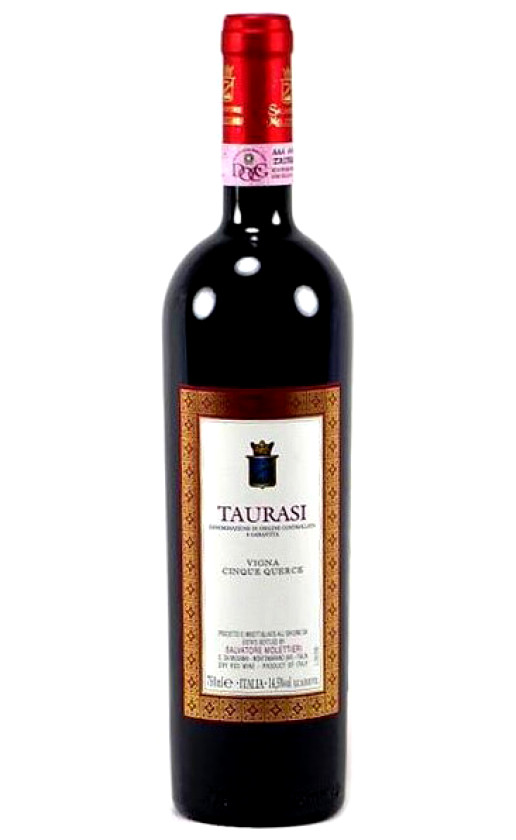 Вино Salvatore Molettieri Cinque Querce Taurasi 2005