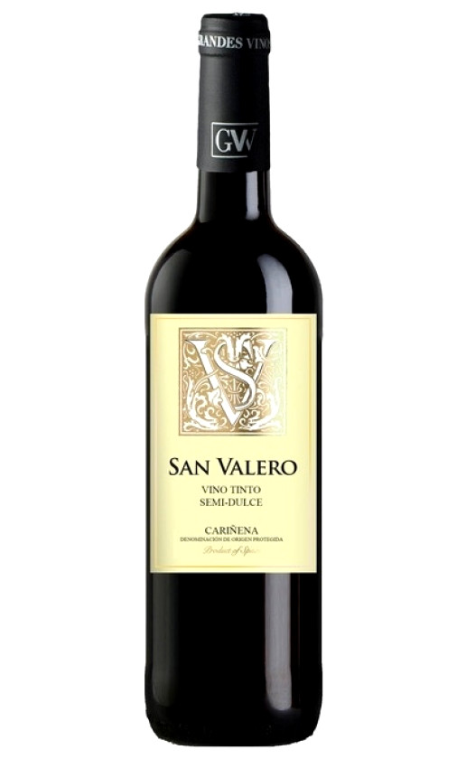 Wine San Valero Tinto Semi Dulce Carinena