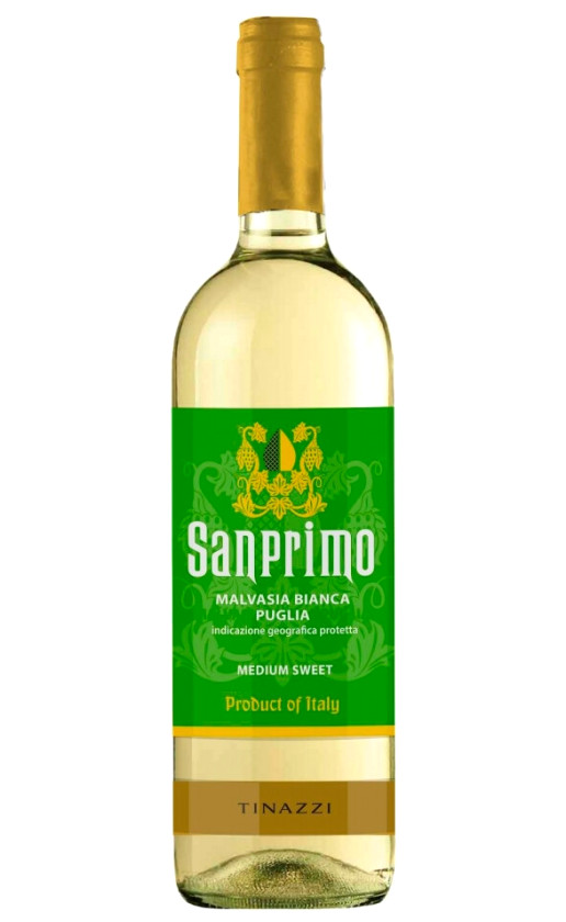 Вино Sanprimo Malvasia Bianca Medium Sweet Puglia