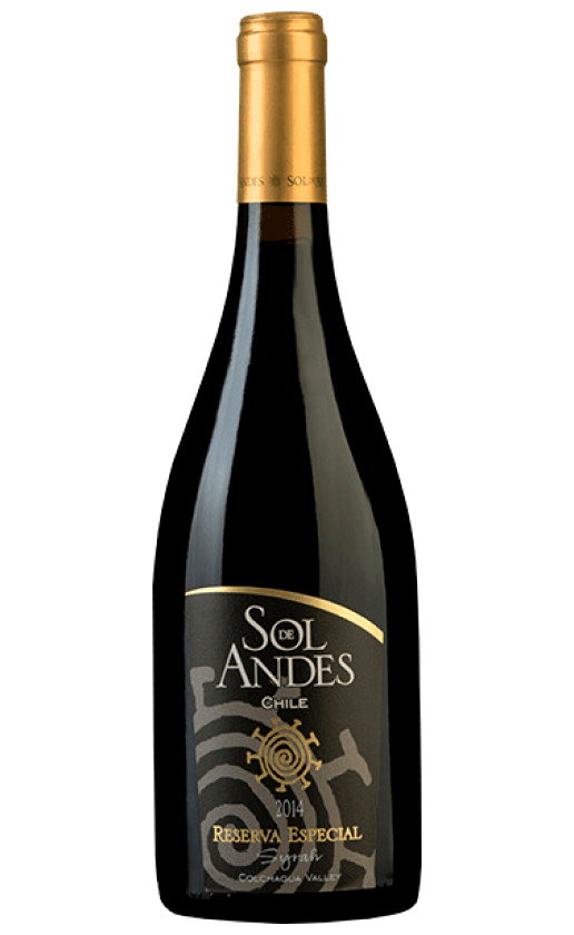 Wine Santa Camila Sol De Andes Syrah Reserva Especial 2014