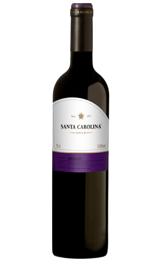 Wine Santa Carolina Merlot Valle De Rapel