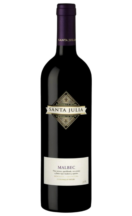 Wine Santa Julia Malbec 2010