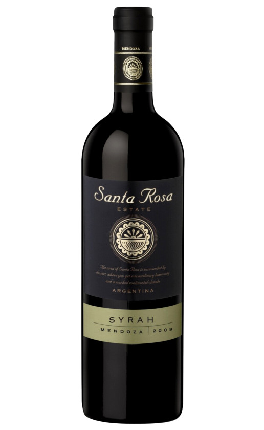 Wine Santa Rosa Estate Syrah