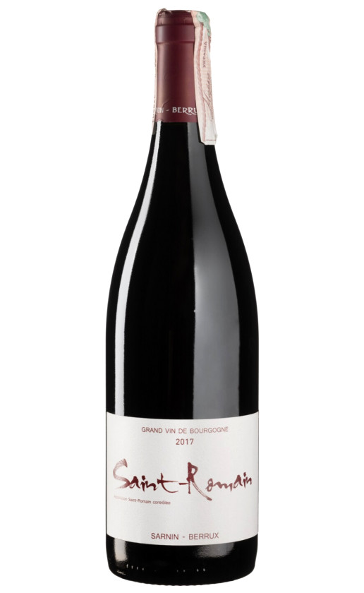 Wine Sarnin Berrux Saint Romain Rouge 2017