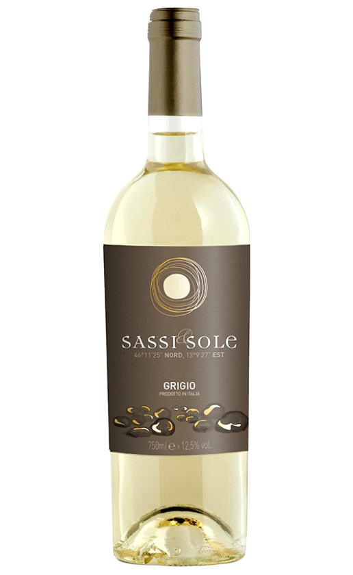 Wine Sassi Sole Grigio Friuli 2015
