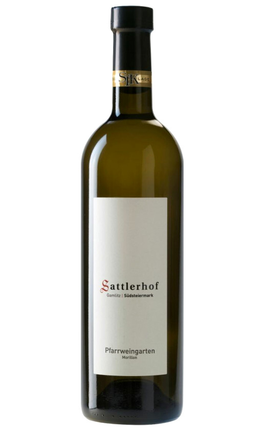 Wine Sattlerhof Pfarrweingarten Morillon 2016