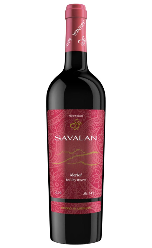 Wine Savalan Merlot Reserve Dry