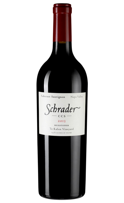 Вино Schrader CCS Cabernet Sauvignon 2018
