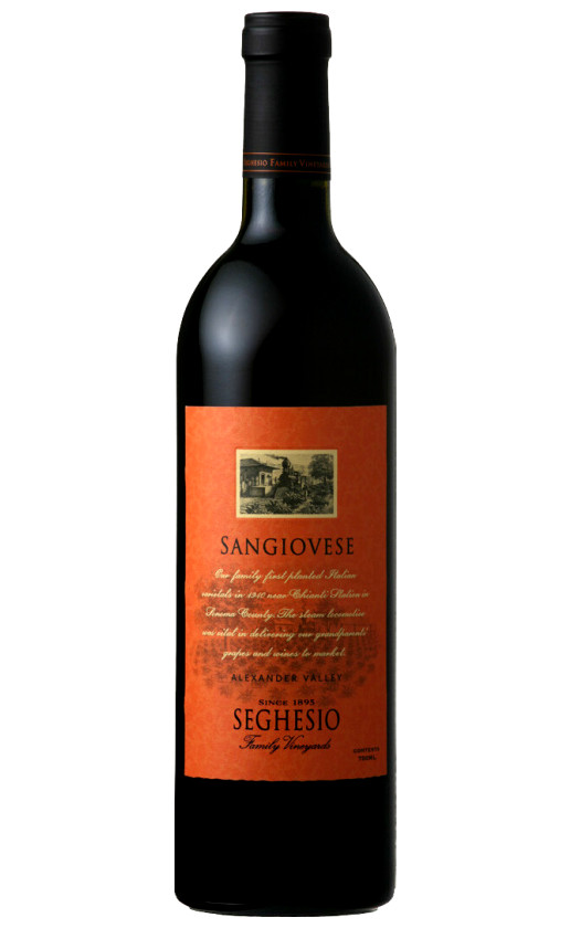 Вино Seghesio Sangiovese 2011