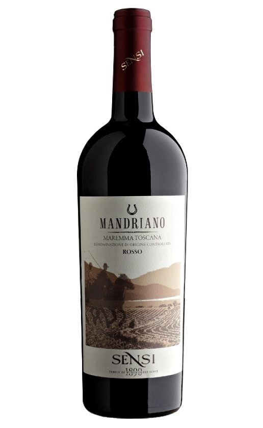 Вино Sensi Mandriano Rosso Maremma Toscana