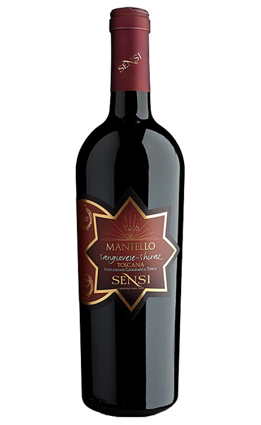 Вино Sensi Mantello Sangiovese-Shiraz Toscana