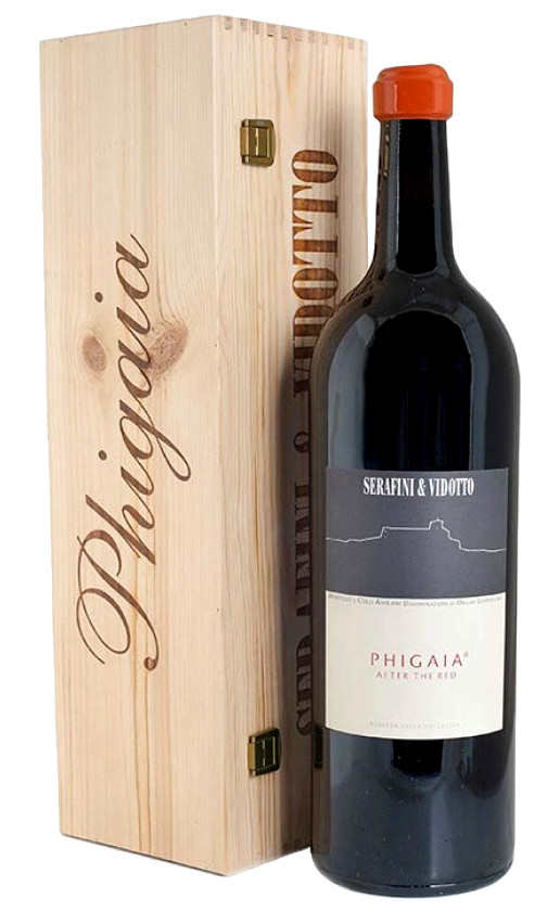 Вино Serafini Vidotto Phigaia 2017 wooden box