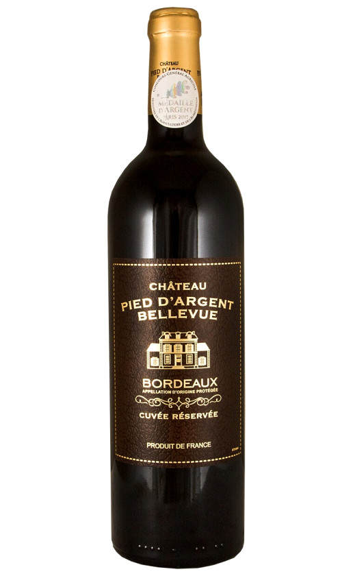 Вино Сhateau Pied d'Argent Bellevue Bordeaux