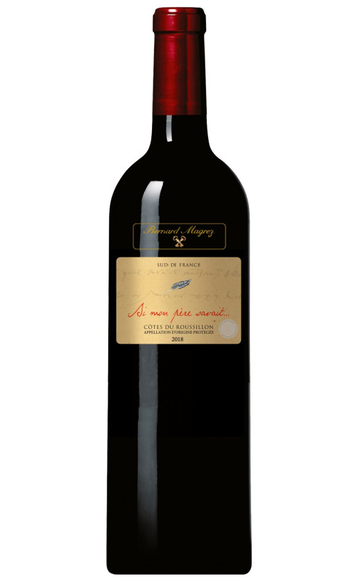 Wine Si Mon Pere Savait Cotes Du Roussillon 2018