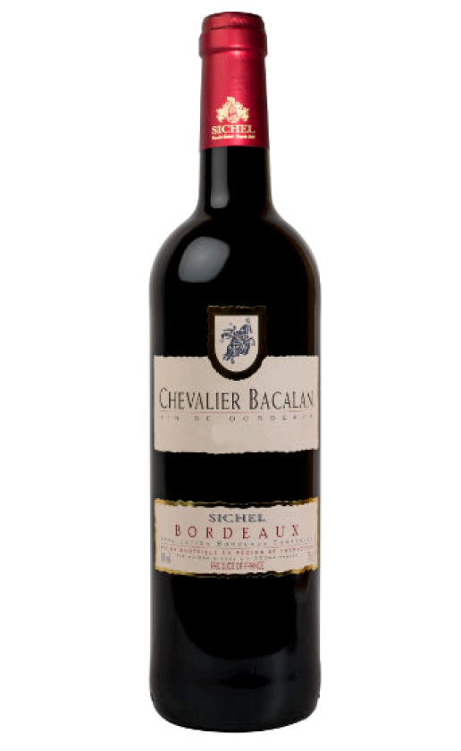 Wine Sichel Chevalier Bacalan Rouge Bordeaux