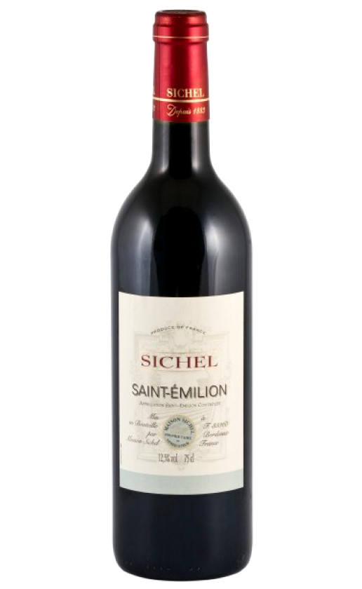 Wine Sichel Saint Emillion 2010