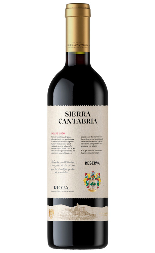 Wine Sierra Cantabria Reserva Rioja A 2013