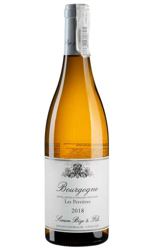 Вино Simon Bize et Fils Bourgogne Blanc Les Perrieres 2018