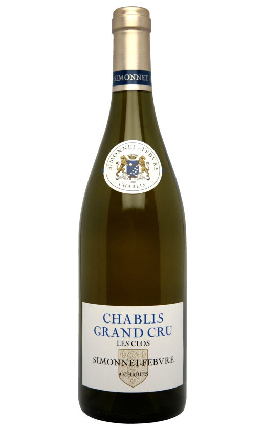 Wine Simonnet Febvre Chablis Grand Cru Les Clos 2009
